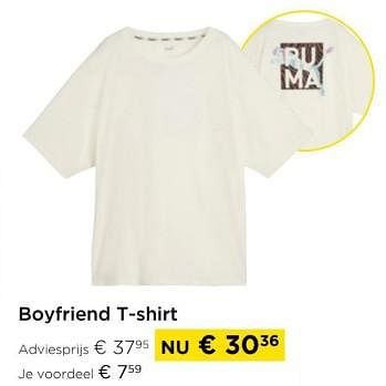 Promotions Boyfriend t-shirt - Puma - Valide de 01/03/2024 à 31/03/2024 chez Molecule