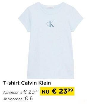 Promotions T-shirt calvin klein - Calvin Klein - Valide de 01/03/2024 à 31/03/2024 chez Molecule