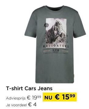 Promoties T-shirt cars jeans - Cars Jeans - Geldig van 01/03/2024 tot 31/03/2024 bij Molecule