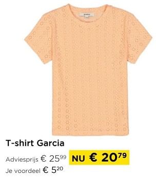 Promotions T-shirt garcia - Garcia - Valide de 01/03/2024 à 31/03/2024 chez Molecule
