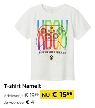 Promotions T-shirt namelt - Produit maison - Molecule - Valide de 01/03/2024 à 31/03/2024 chez Molecule