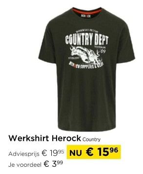 Promotions Werkshirt herock country - Herock - Valide de 01/03/2024 à 31/03/2024 chez Molecule