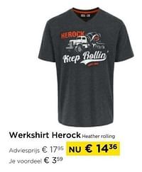 Werkshirt herock teather rolling-Herock