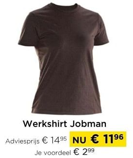 Promoties Werkshirt joobman - JOBMAN - Geldig van 01/03/2024 tot 31/03/2024 bij Molecule