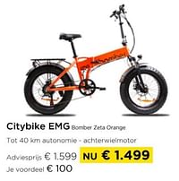 Citybike emg bomber zeta orange-EMG