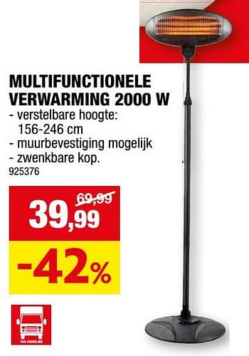 Promoties Multifunctionele verwarming - Huismerk - Hubo  - Geldig van 27/03/2024 tot 07/04/2024 bij Hubo