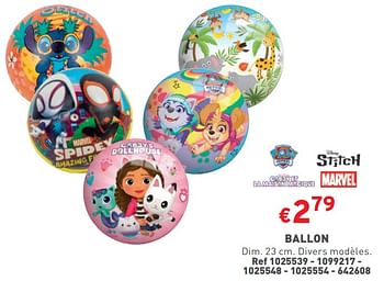 Promoties Ballon - Huismerk - Trafic  - Geldig van 27/03/2024 tot 31/03/2024 bij Trafic