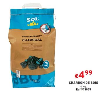 Promotions Charbon de bois - Sol - Valide de 27/03/2024 à 31/03/2024 chez Trafic