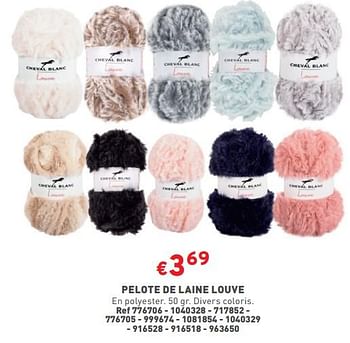 Promotions Pelote de laine louve - Produit maison - Trafic  - Valide de 27/03/2024 à 31/03/2024 chez Trafic