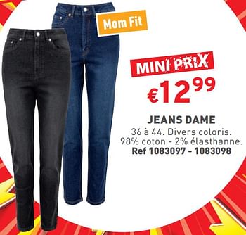 Promoties Jeans dame - Huismerk - Trafic  - Geldig van 27/03/2024 tot 31/03/2024 bij Trafic