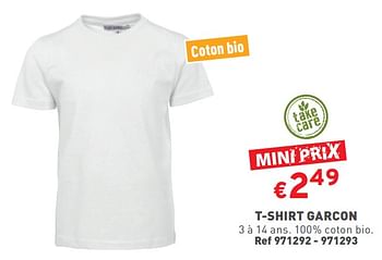 Promoties T-shirt garcon - Huismerk - Trafic  - Geldig van 27/03/2024 tot 31/03/2024 bij Trafic