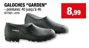 Promoties Galoches garden - Busters - Geldig van 27/03/2024 tot 07/04/2024 bij Hubo
