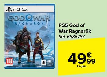 Promoties Ps5 god of war ragnarök - Sony Computer Entertainment Europe - Geldig van 27/03/2024 tot 08/04/2024 bij Carrefour