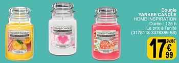 Promotions Bougie yankee candle home inspiration - Yankee Candle - Valide de 26/03/2024 à 08/04/2024 chez Cora