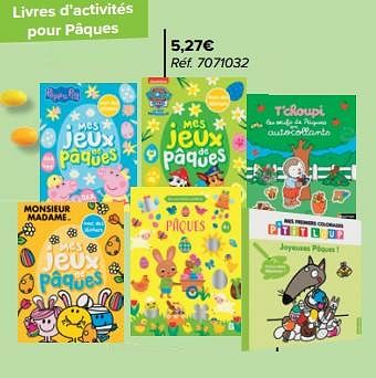 Promotions Livres d’activités pour pâques - Produit maison - Carrefour  - Valide de 27/03/2024 à 08/04/2024 chez Carrefour