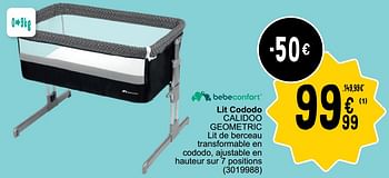 Promoties Lit cododo calidoo geometric - Bébéconfort - Geldig van 26/03/2024 tot 08/04/2024 bij Cora