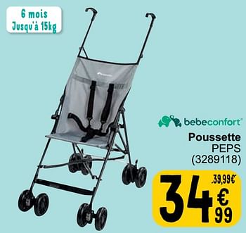 Promoties Poussette peps - Bébéconfort - Geldig van 26/03/2024 tot 08/04/2024 bij Cora