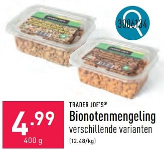 Promoties Bionotenmengeling - TRADER JOE’S - Geldig van 02/04/2024 tot 05/04/2024 bij Aldi