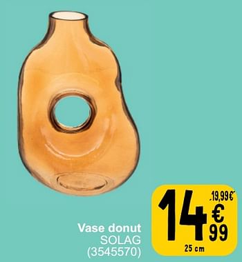 Promoties Vase donut solag - Huismerk - Cora - Geldig van 26/03/2024 tot 08/04/2024 bij Cora