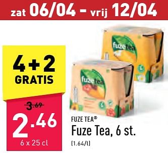 Promoties Fuze tea - FuzeTea - Geldig van 02/04/2024 tot 05/04/2024 bij Aldi