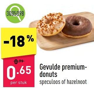 Promoties Gevulde premiumdonuts - Huismerk - Aldi - Geldig van 02/04/2024 tot 05/04/2024 bij Aldi