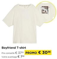 Promotions Boyfriend t-shirt - Puma - Valide de 01/03/2024 à 31/03/2024 chez Molecule