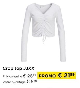 Promotions Crop top jjxx - Produit maison - Molecule - Valide de 01/03/2024 à 31/03/2024 chez Molecule