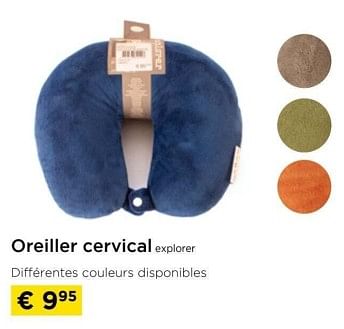 Promoties Oreiller cervical explorer - EXPLORER - Geldig van 01/03/2024 tot 31/03/2024 bij Molecule
