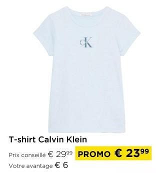 Promotions T-shirt calvin klein - Calvin Klein - Valide de 01/03/2024 à 31/03/2024 chez Molecule