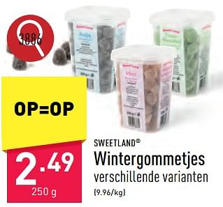 Promoties Wintergommetjes - Sweetland - Geldig van 02/04/2024 tot 05/04/2024 bij Aldi