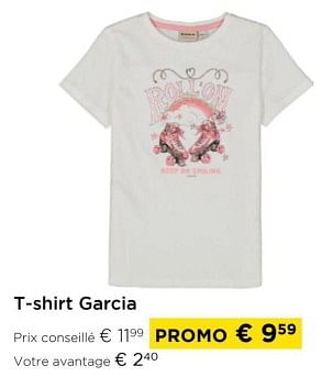 Promoties T-shirt garcia - Garcia - Geldig van 01/03/2024 tot 31/03/2024 bij Molecule
