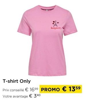Promoties T-shirt only - Only - Geldig van 01/03/2024 tot 31/03/2024 bij Molecule