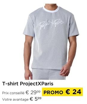 Promoties T-shirt projectxparis - Project X Paris - Geldig van 01/03/2024 tot 31/03/2024 bij Molecule