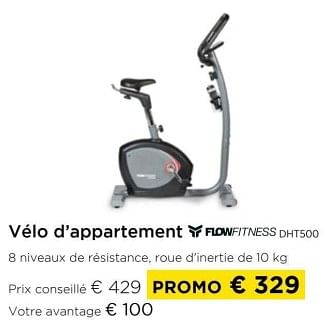Promoties Vélo d’appartement flowfitness dht500 - Flow Fitness - Geldig van 01/03/2024 tot 31/03/2024 bij Molecule