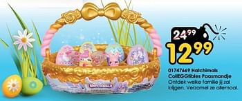 Promoties Hatchimals colleggtibles paasmandje - Spin Master - Geldig van 16/03/2024 tot 14/04/2024 bij ToyChamp