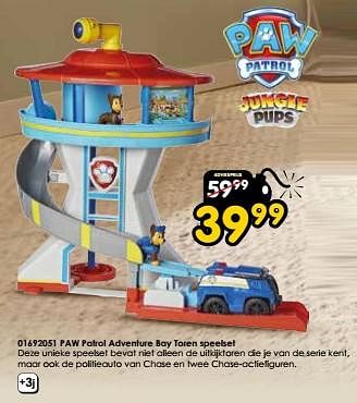 Promotions Paw patrol adventure bay toren speelset - Spin Master - Valide de 16/03/2024 à 14/04/2024 chez ToyChamp