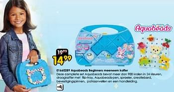 Promoties Aquabeads beginners meeneem koffer - Aquabeads - Geldig van 16/03/2024 tot 14/04/2024 bij ToyChamp