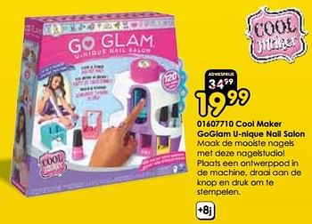 Promoties Cool maker goglam u-nique nail salon - Spin Master - Geldig van 16/03/2024 tot 14/04/2024 bij ToyChamp