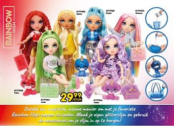 Promoties Rainbow high-poppen - MGA Entertainment - Geldig van 16/03/2024 tot 14/04/2024 bij ToyChamp