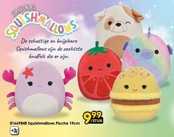 Promoties Squishmallows pluche - Squishmallows - Geldig van 16/03/2024 tot 14/04/2024 bij ToyChamp