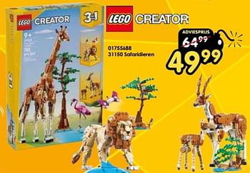 Promotions 31150 safaridieren - Lego - Valide de 16/03/2024 à 14/04/2024 chez ToyChamp