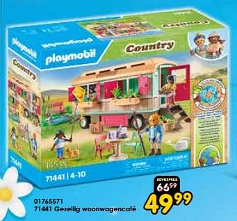 Promotions 71441 gezellig woonwagencafé - Playmobil - Valide de 16/03/2024 à 14/04/2024 chez ToyChamp