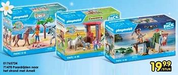 Promotions 71470 paardrijden naar het strand met ameli - Playmobil - Valide de 16/03/2024 à 14/04/2024 chez ToyChamp
