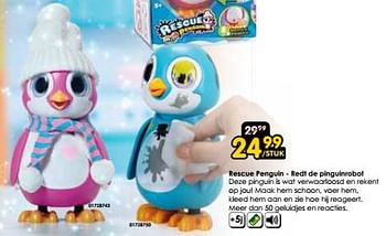 Promoties Rescue penguin - redt de pinguinrobot - Silverlit - Geldig van 16/03/2024 tot 14/04/2024 bij ToyChamp