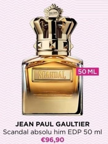 Promotions Jean paul gaultier scandal absolu him edp - Jean Paul Gaultier - Valide de 01/04/2024 à 07/04/2024 chez ICI PARIS XL