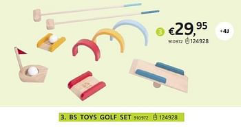 Promoties Bs toys golf set - BS - Geldig van 21/03/2024 tot 07/04/2024 bij Dreamland