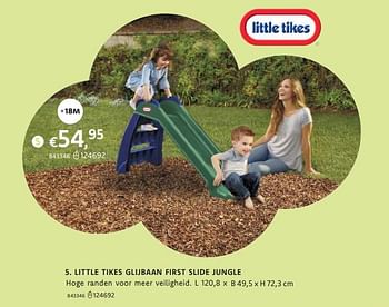 Promoties Little tikes glijbaan first slide jungle - Little Tikes - Geldig van 21/03/2024 tot 07/04/2024 bij Dreamland