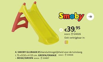 Promoties Smoby glijbaan xs - Smoby - Geldig van 21/03/2024 tot 07/04/2024 bij Dreamland