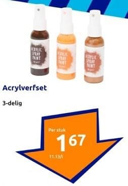Promoties Acrylverfset - Huismerk - Action - Geldig van 27/03/2024 tot 02/04/2024 bij Action