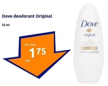 Promotions Dove deodorant original - Dove - Valide de 27/03/2024 à 02/04/2024 chez Action